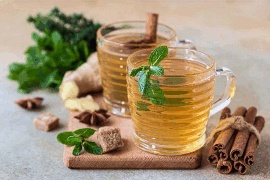 دمنوش چوب دارچین و نعنا