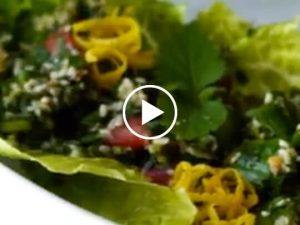 طرز تهیه سالاد تبوله